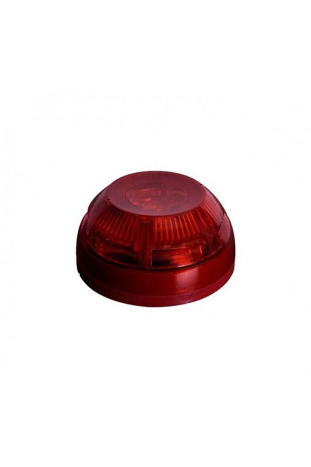 Teknim Tfs-3192r Konvansiyonel Flaşörlü Yangın Alarm Sireni Kırmızı - 2