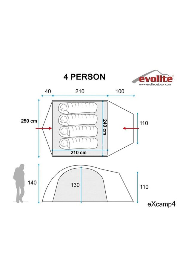 Excamp 4 Pro Çadır - 2