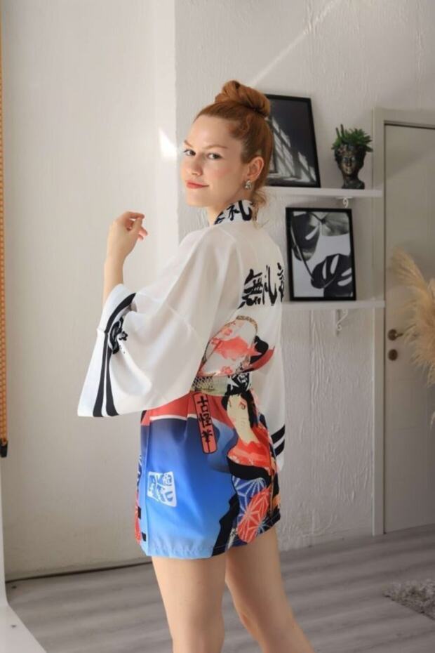 Beyaz Yakuza Kimono - 3