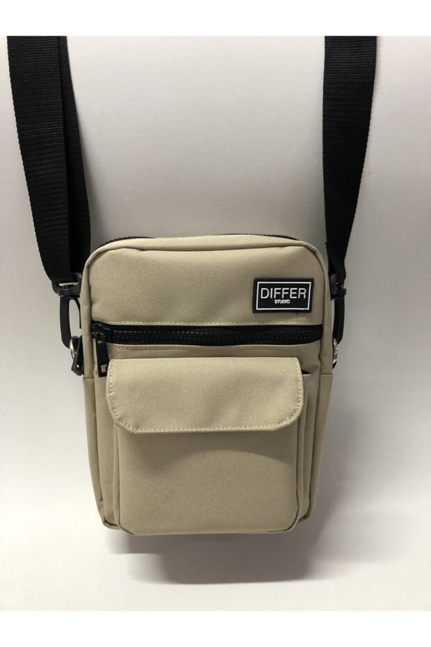 Beige Stone Colored Shoulder Bag - 6