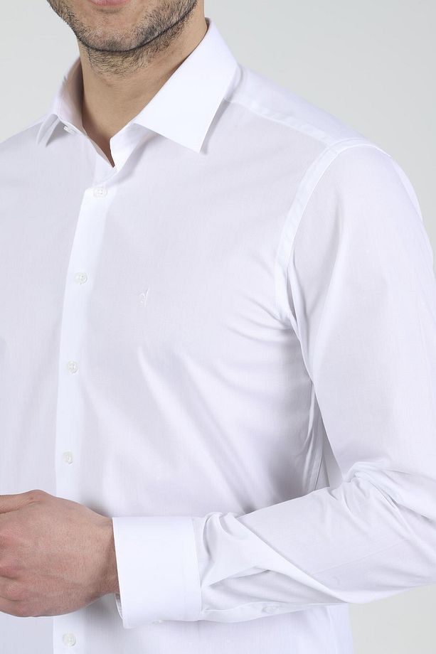 Slim Fit Uzun Kollu Erkek Gömlek 360-db02 - 4