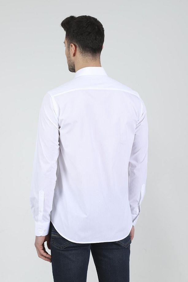 Slim Fit Uzun Kollu Erkek Gömlek 360-db02 - 5