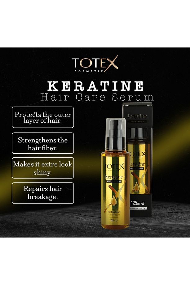 Saç Onarıcı Yağ & Serum | Yıpranmış Saç Bakımı | Saç Parlatıcı | Keratin 125 ml - 7