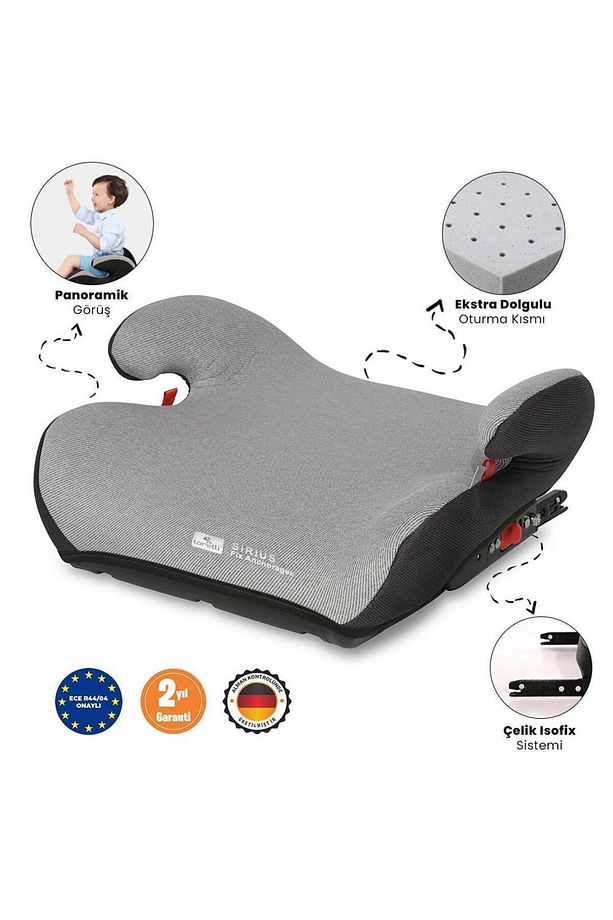 Lorelli Cosmo Fix 22-36 Kg Isofix Yükseltici - Grey - 1