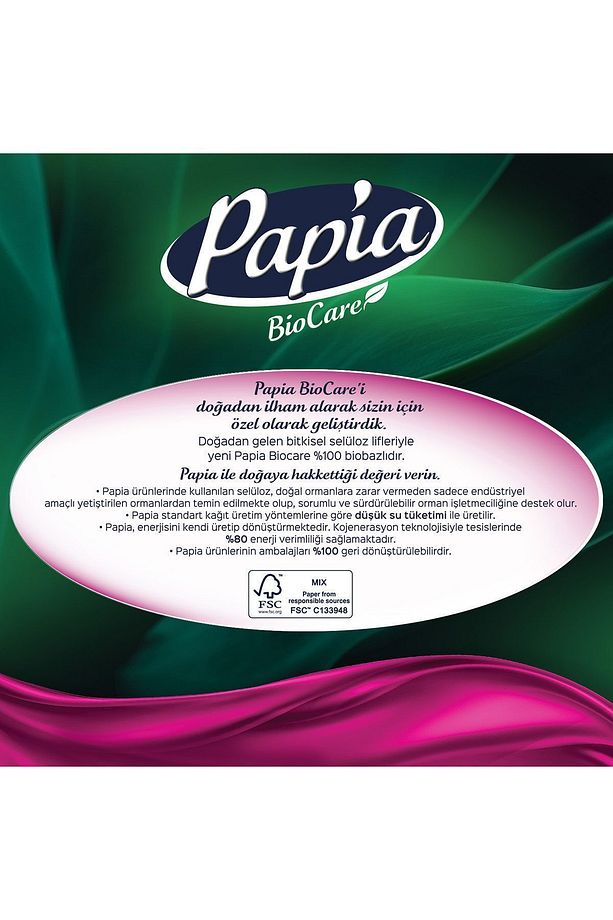 Biocare Tuvalet Kağıdı 96 Rulo (16 Rulo X 6 Paket) - 3