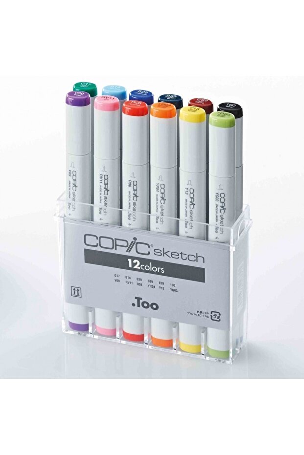 مجموعة رسم 12 قطعة أساسية - 1