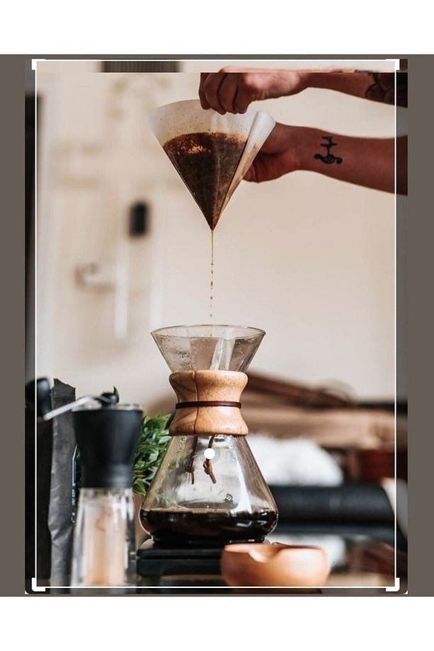 Filtre Kahve Demliği Chemex Dripper Seti 600ml - 2