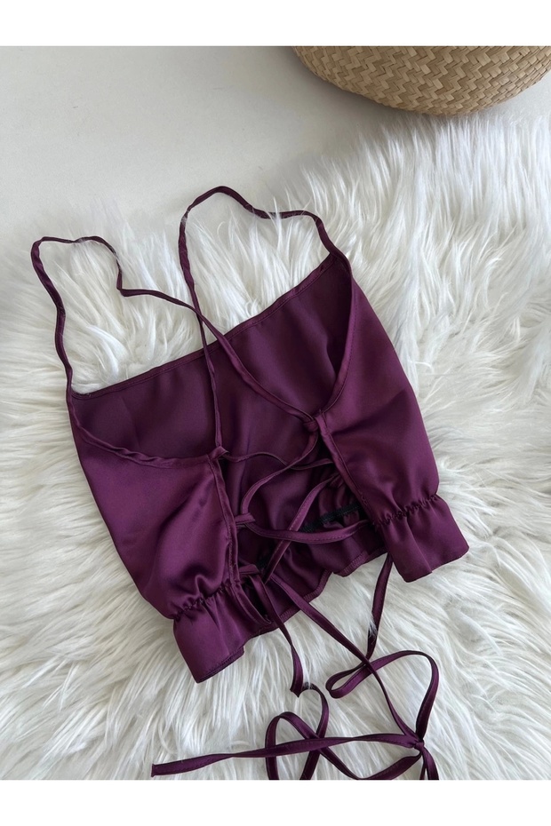 Mor 4’lü Pijama Seti - 4