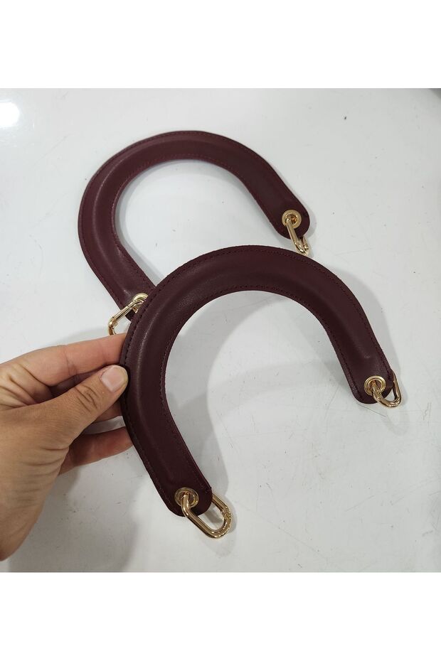 Handle-Burgundy U Bag