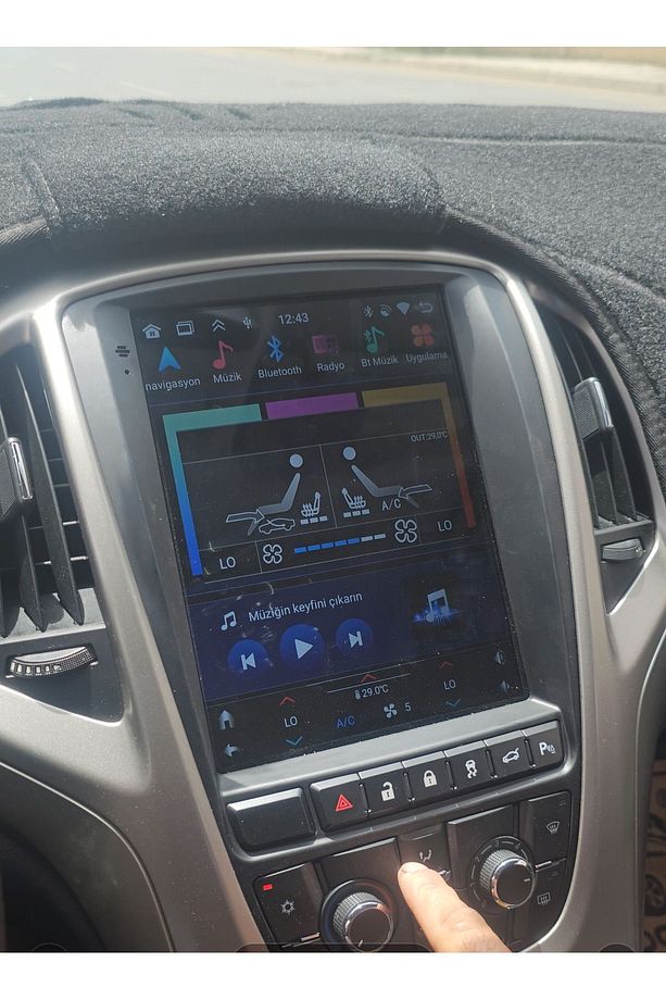 Opel Astra J Tesla Android Multimedya Tablet 4-64 Car Play - 7