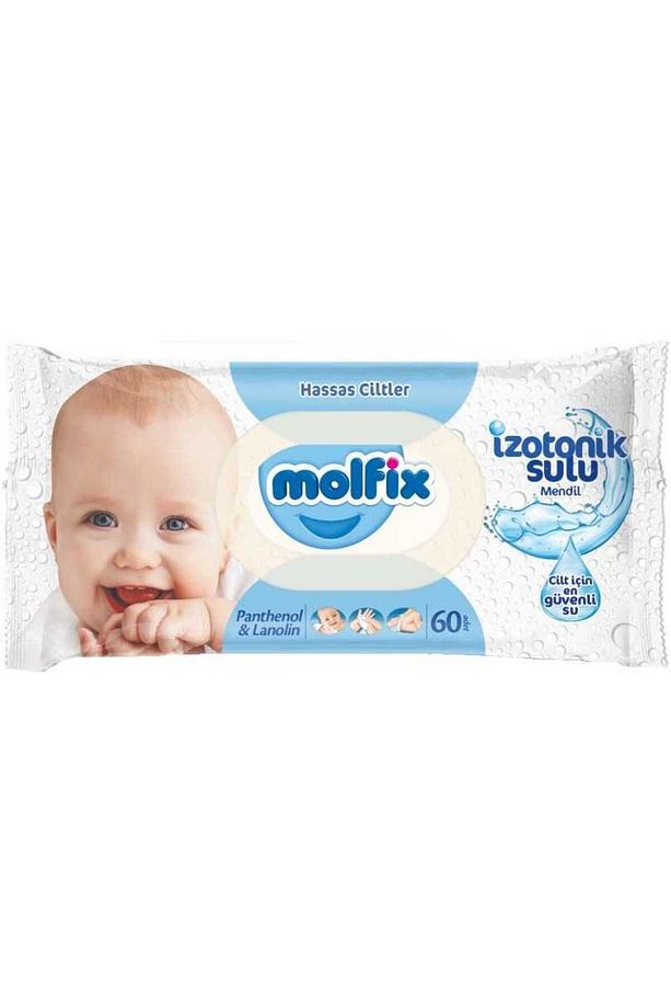 Izotonik Hassas Ciltler Tekli Paket 60 Yaprak Islak Havlu - 1