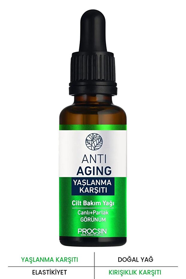 Yaşlanma Karşıtı Anti-Aging Cilt Bakım Yağı 20 ML - 3