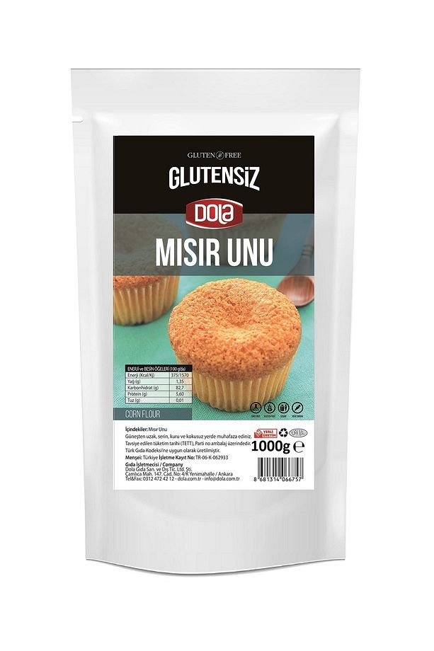 3'lü Glutensiz Un Seti Mısır Unu, Mısır Nişastası Ve Mısır Irmiği 1 Kg X 3 Adet - 4