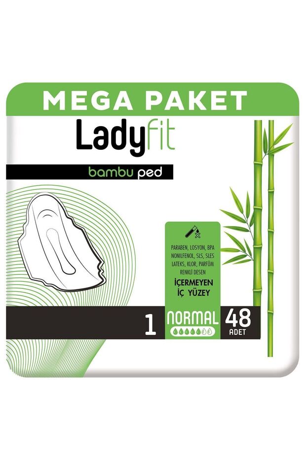 Ladyfit Bambu Ped Mega Normal 48 Ped - 1
