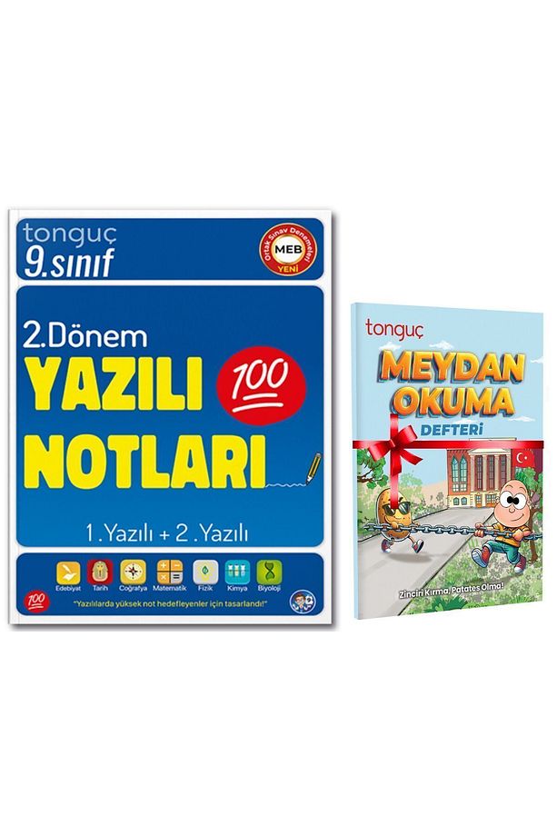 9. Sınıf Yazılı Notları 2. Dönem 1 ve 2. Yazılı Ve MEYDAN OKUMA DEFTERİ HEDİYELİ - 1
