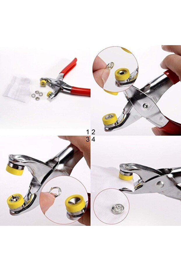 Easy Snap Button Attachment - Snap Pliers and Button - 4