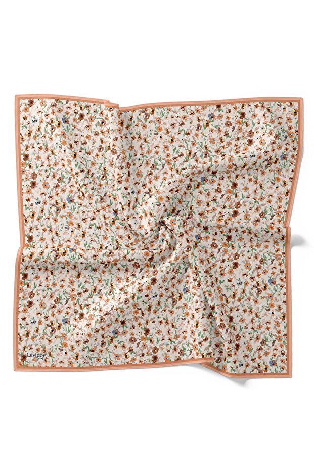 وشاح رياضي من القطن بنمط زهرة مقرمشة