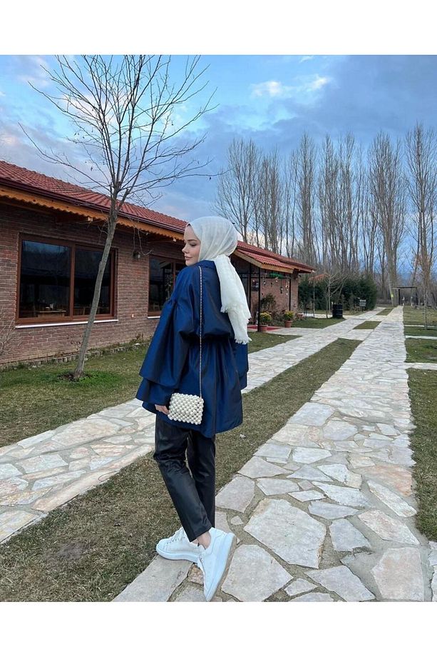 Lara Ceket Saks Mavisi - 6