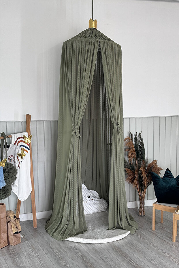 Basic Haki Puantiyeli Cibinlik - 6