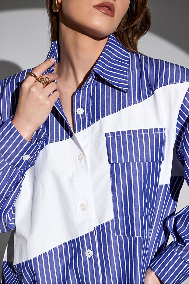 قميص طويل بأزرار - 4