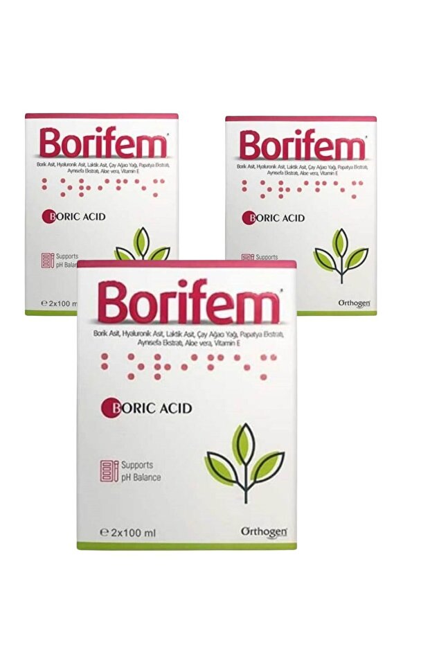 Borifem Vajinal Duş 200 ml x3 - 1