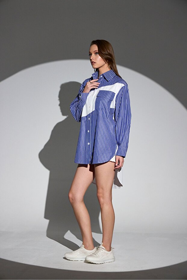 قميص طويل بأزرار - 3