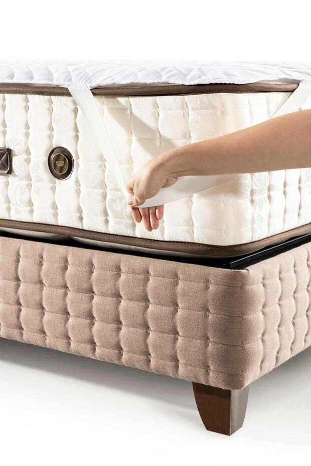 Alez Ped Padded Undersheet Çift Kişilik 160x200 - 5