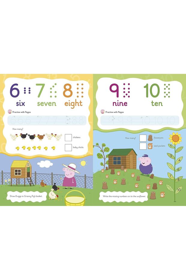 Peppa Pig - Wipe-Clean First Counting - 2