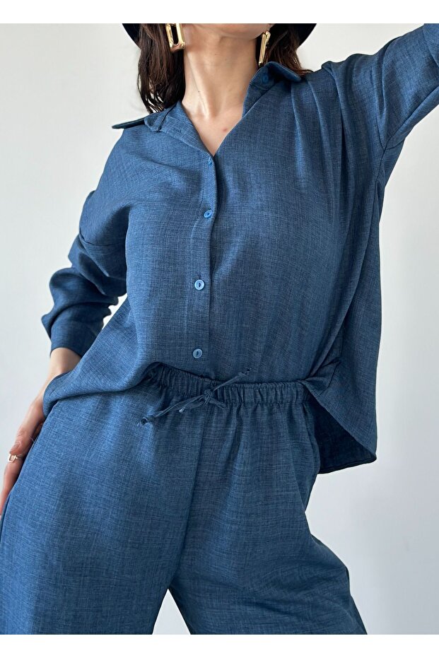 Oversize Basic Gömlek - 3