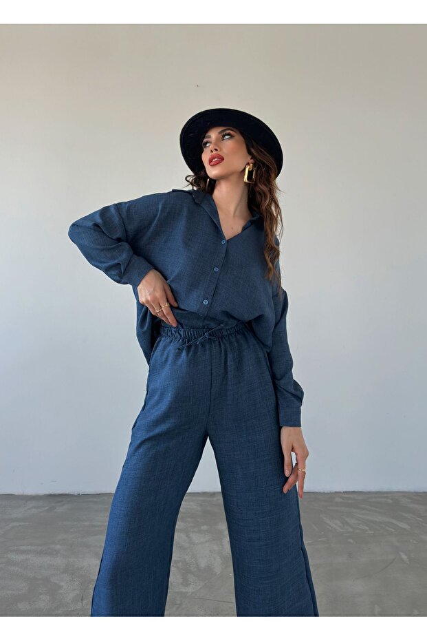 Oversize Basic Gömlek - 4