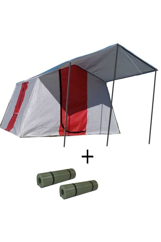 Zeycamping Tek Oda 11m2 Kamp Ormancı Dağcı Balıkcı Şantiye Çadırları 2 Adet Mat Yanında - 1