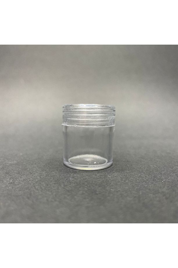5 Ml Şeffaf Mika Krem Kavanozu Ufak Plastik Kavanoz - Akrilik Kavanoz - Küçük Kavanoz -6 Adet - 1