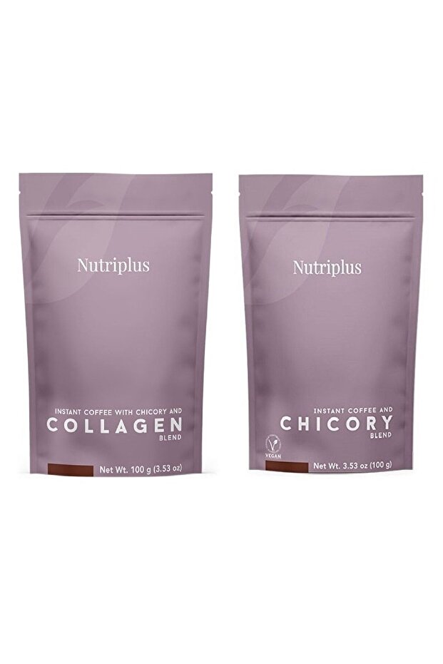 Chicory Coffee with Collagen 100gr & Chicory Coffee Nutricoffee 100gr New Packaging