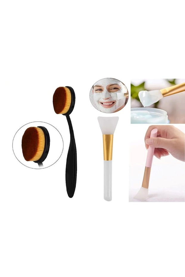 Set of 2 Spoon Brush - Foundation and Mask Peeling Apparatus