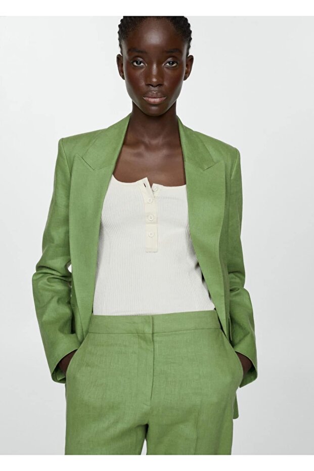 Keten jogger pantolon - 6