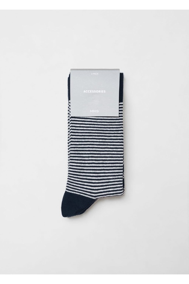 3'lü pamuklu çorap - 3