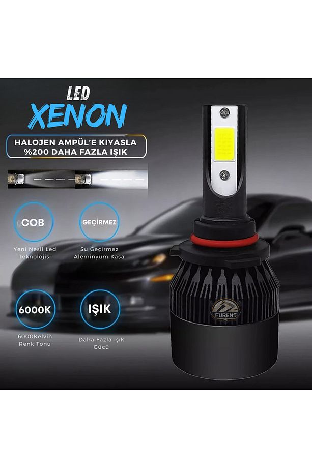 Fiat Tofaş Sis Farı Uyumlu Şimşek Etkili Led Xenon Light Series H3 - 6