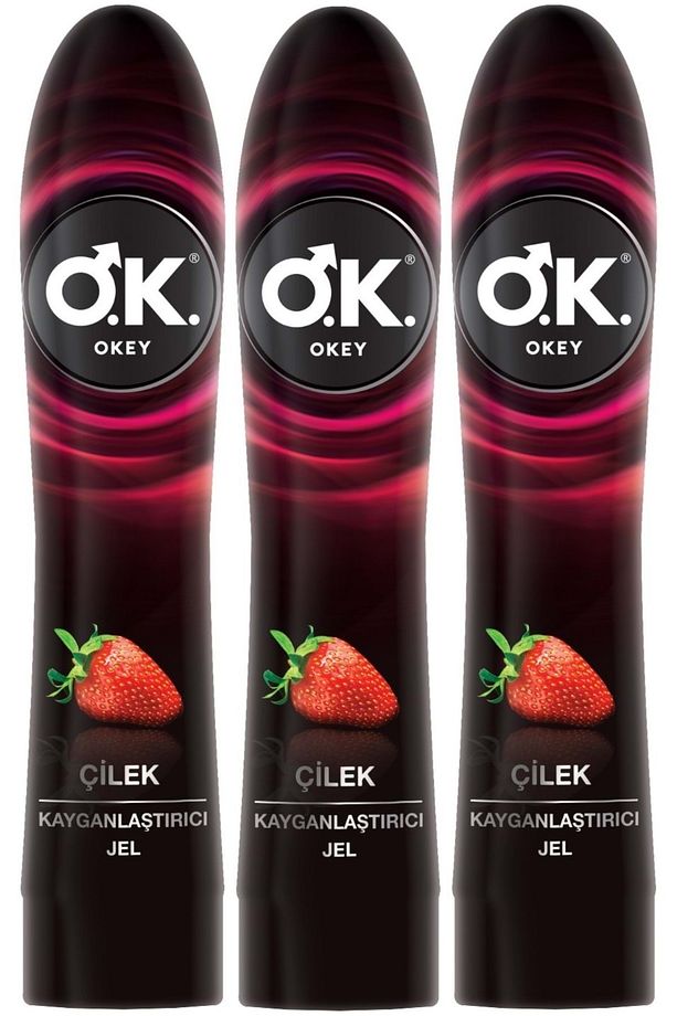 Kayganlaştırıcı Jel 100ml Çilekli (3 LÜ SET) - 1