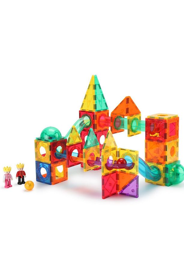 Marble Run 200 Parçalı Premium Manyetik Oyuncak/bloklar Seti 7 Adet Top | Steam, Eğitici Bloklar - 8