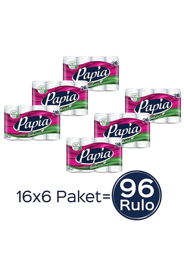 Biocare Tuvalet Kağıdı 96 Rulo (16 Rulo X 6 Paket) - 2