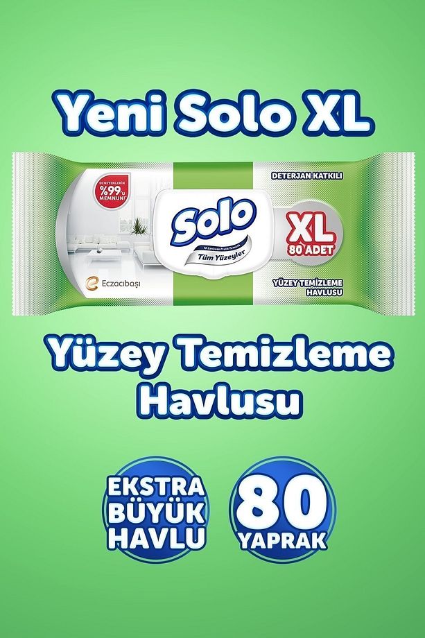 Tüm Yüzeyler Islak Temizleme Havlusu Xl 240 Yaprak - 2