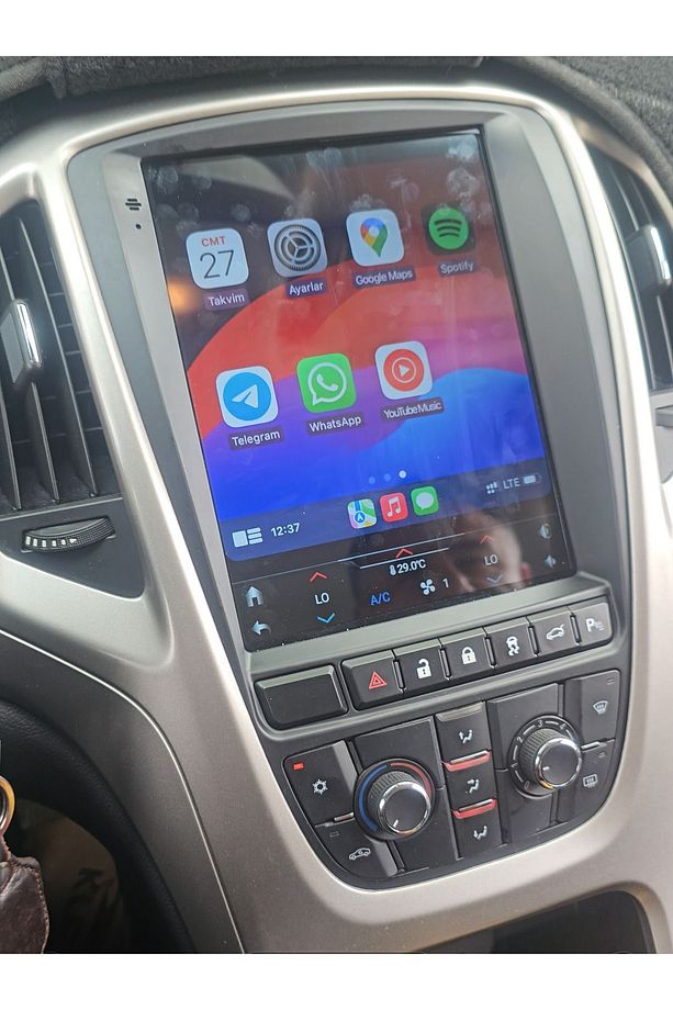 Opel Astra J Tesla Android Multimedya Tablet 4-64 Car Play - 1