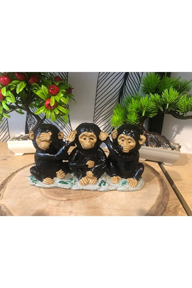 Polyester Üç Maymun - 1