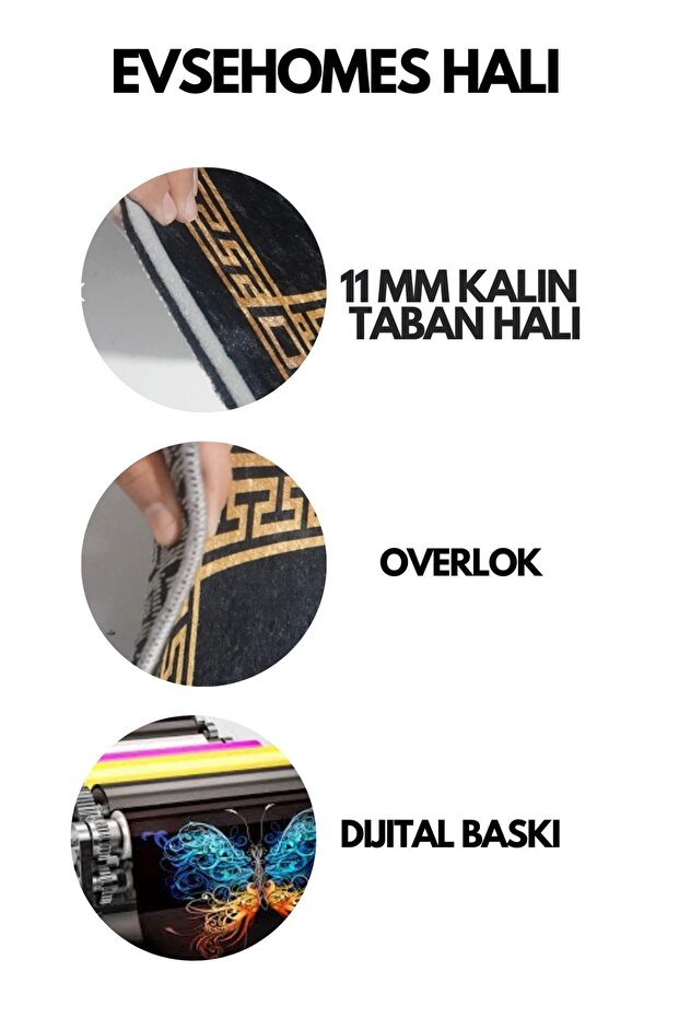 Pembe Miini Kalın Taban Halı - 4