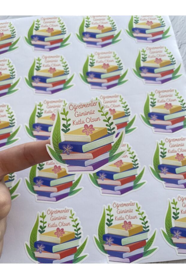 Happy Teachers' Day Themed Sticker - Opaque Sticker - 5 cm. - 30 units