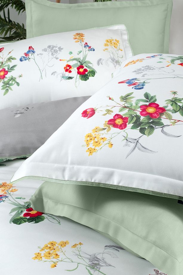 Eterna Multi Çift Kişilik %100 Pamuk Lyocell Nevresim Takımı - 5