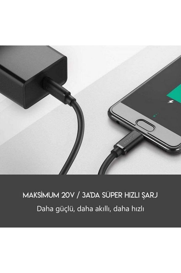 Type-c 3a Şarj Ve Data Kablosu 1.5 Metre - 2