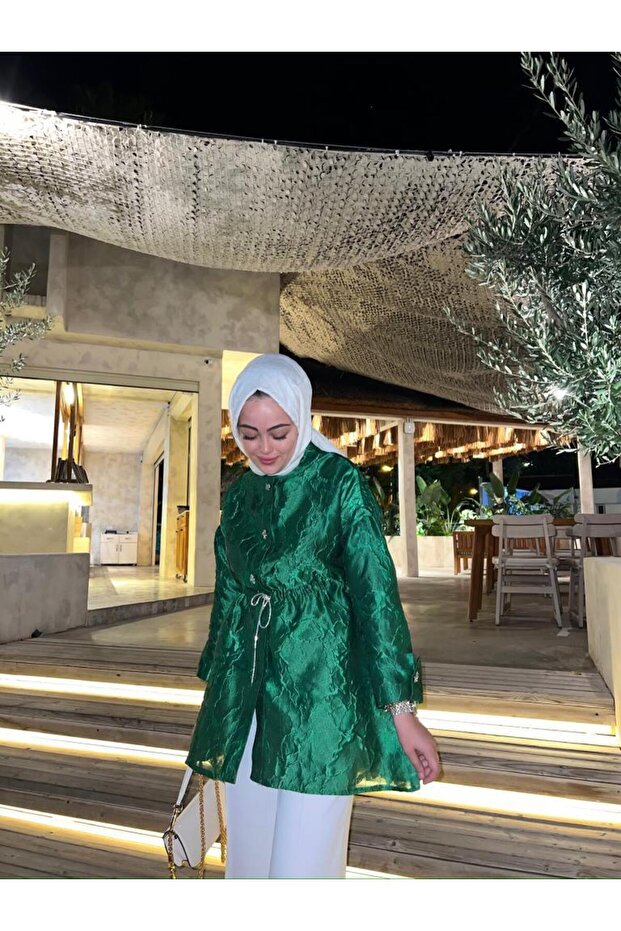 Perla Bluz Yeşil - 2