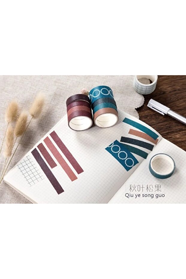 Patterned Tape Washitape Scrapbook Kawaii Model 10-Piece Washi Tape Tape Set