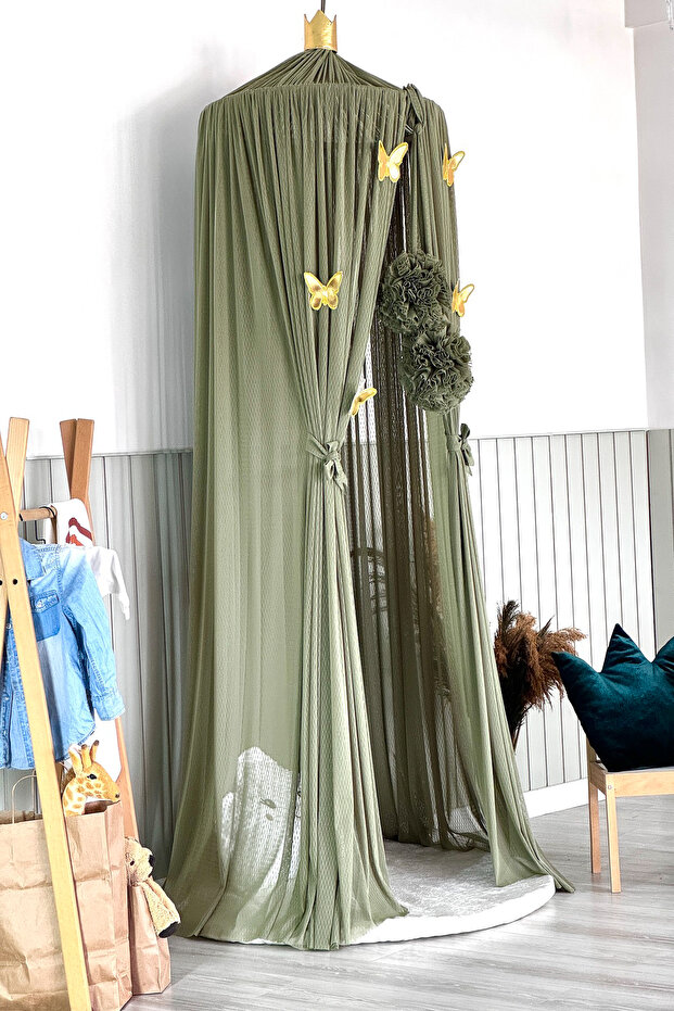 Basic Haki Puantiyeli Cibinlik - 5